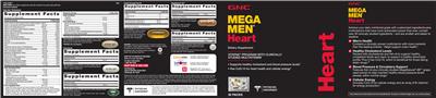 Photo of the GNC Mega Men Coenzyme Q-10 label