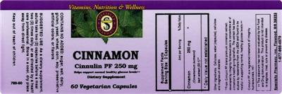 Cinnamon Cinnulin PF 250 mg