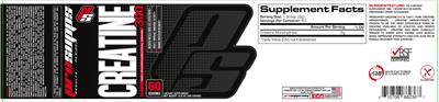 Photo of the PS ProSupps Creatine 300 label