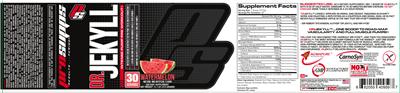Photo of the PS ProSupps Dr. Jekyll Watermelon label