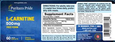 L-Carnitine 500 mg