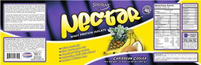 Photo of the Syntrax Nectar Caribbean Cooler label