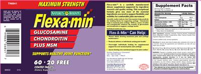 Photo of the Nature's Bounty Flex-A-Min label