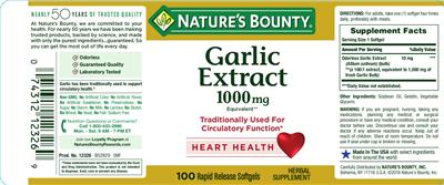 Garlic Extract 1000 mg