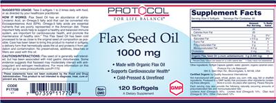 Flax Seed Oil 1000 mg