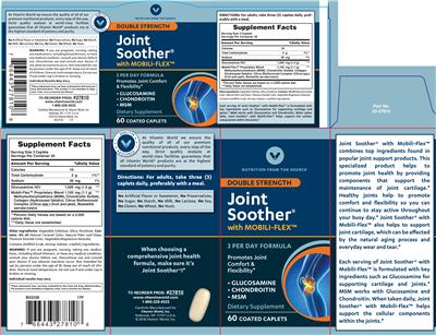 Photo of the Vitamin World Joint Soother With Mobili-Flex label