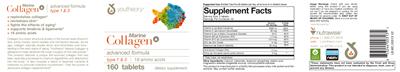 Photo of the youtheory Marine Collagen label