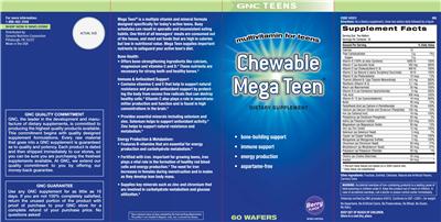 Chewable Mega Teen Berry Flavor