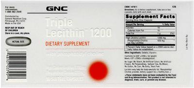 Triple Lecithin 1200 mg