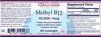 Methyl B12 10,000 mcg