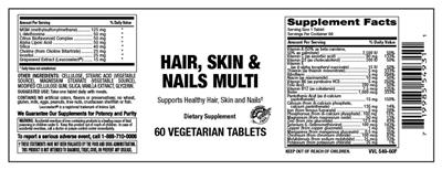 Photo of the Vitamer Laboratories Hair, Skin & Nails Multi label