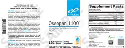 Photo of the XYMOGEN Ossopan 1100 label