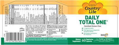 Photo of the Country Life Daily Total One label