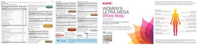 Photo of the GNC Women's Ultra Mega Joint Health label