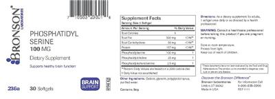 Phosphatidyl Serine 100 mg