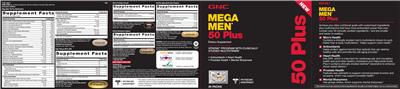 Photo of the GNC Mega Men Men's Prostate Formula label