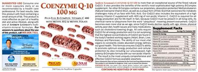 Coenzyme Q-10 100 mg