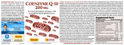 Coenzyme Q-10 200 mg