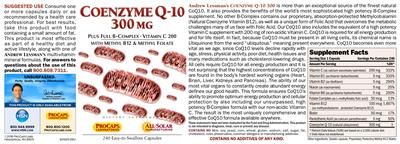 Coenzyme Q-10 300 mg