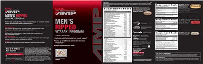 Photo of the GNC Pro Performance AMP CLA label