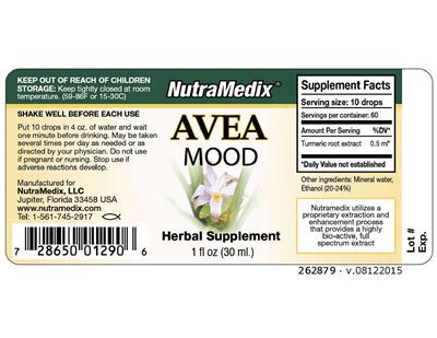 Photo of the NutraMedix Avea label