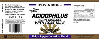 Acidophilus Active Cultures with Goat Milk
