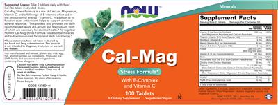 Photo of the NOW Cal-Mag label