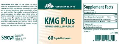 Photo of the Genestra Brands KMG Plus label