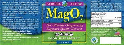 Photo of the Aerobic Life Mag O7 label