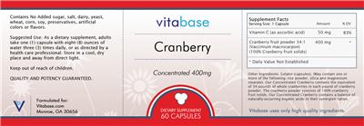 Cranberry Concentrated 400 mg