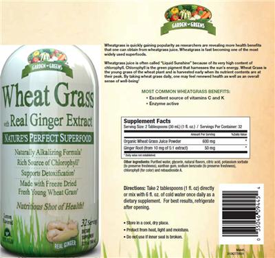 Wheat Grass Lemon Flavored