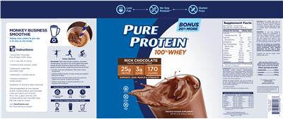 Pure Protein 100% Whey Rich Chocolate