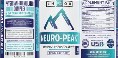 Product label image for Neuro-Peak