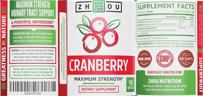 Cranberry Maximum Strength