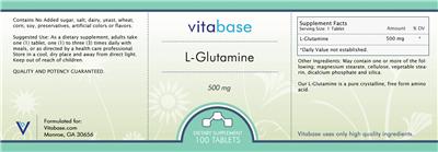 L-Glutamine 500 mg