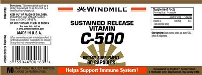 Sustained Release Vitamin C-500