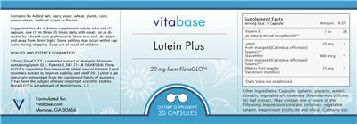 Lutein Plus 20 mg