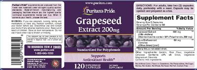 Grapeseed Extract 200 mg