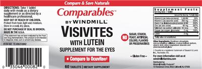 Photo of the Comparables By Windmill Visivites With Lutein label
