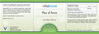 Pau D'Arco 500 mg