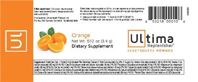 Photo of the Ultima Ultima Replenisher Orange label