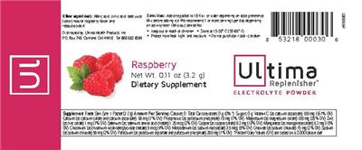 Photo of the Ultima Ultima Replenisher Raspberry label