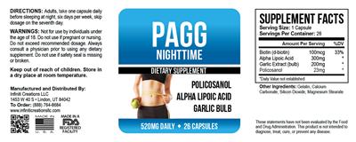 Photo of the Infiniti Creations PAGG Nighttime label