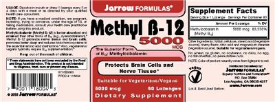 Methyl B-12 Cherry Flavor 5000 mcg