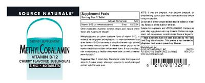 MethylCobalamin 5 mg Cherry Flavored