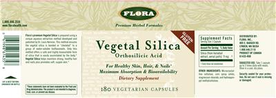 Photo of the Flora Vegetal Silica label