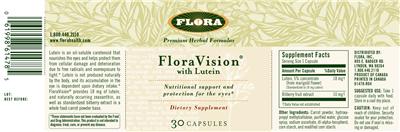 Photo of the Flora FloraVision With Lutein label