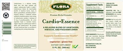 Photo of the Flora Cardio-Essence label
