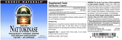 Nattokinase 100 mg