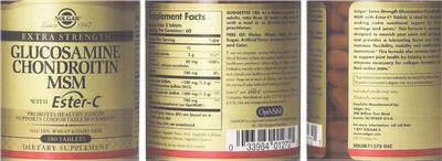 Extra Strength Glucosamine Chondroitin MSM with Ester-C